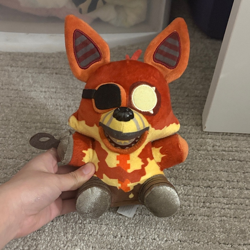 Pirate Fox Plush Toy - Orange and Brown